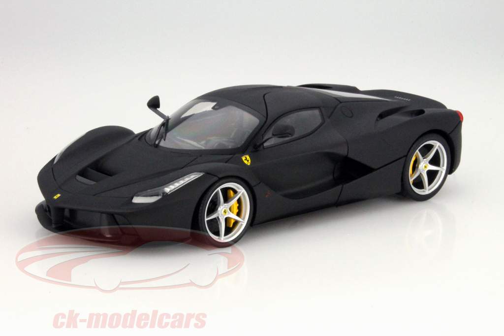 Ferrari LaFerrari 年 2013 マットブラック 1:18 HotWheels Foundation