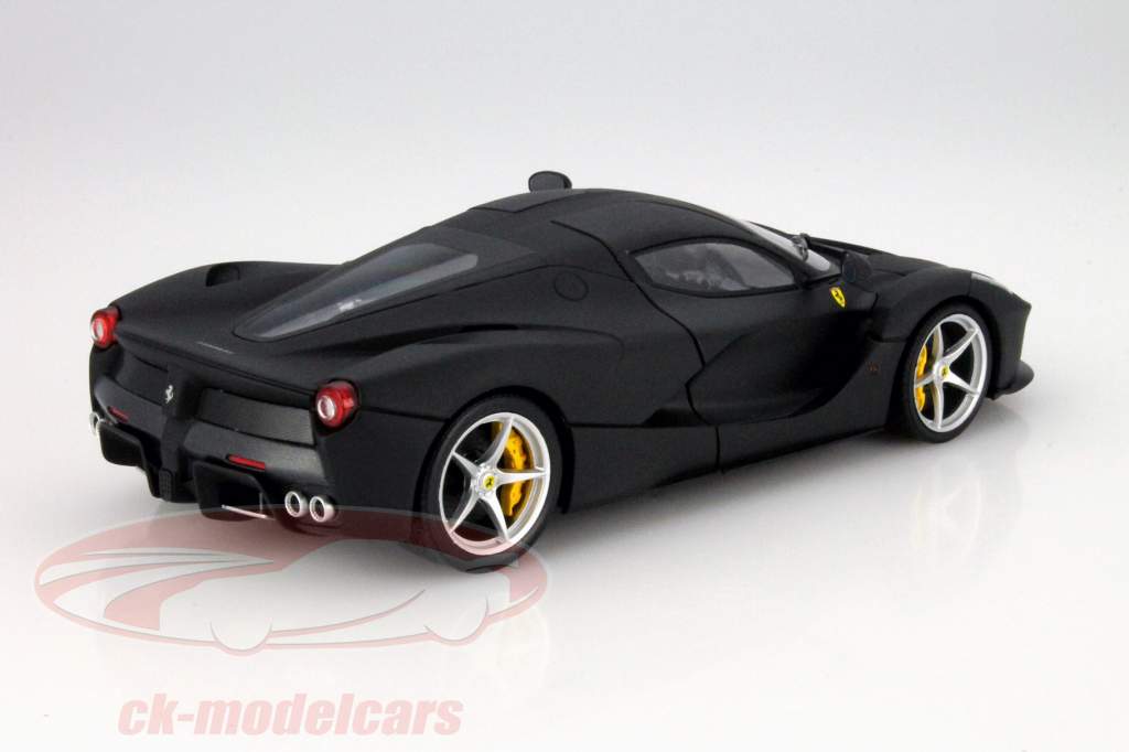 Ferrari LaFerrari 年 2013 マットブラック 1:18 HotWheels Foundation