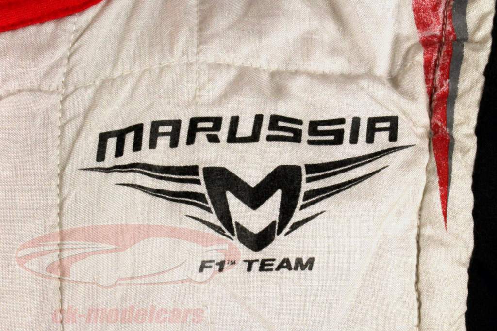 Charles Pic Marussia MR01 フォーミュラ 1 2012 オリジナル レーシングオーバーオール