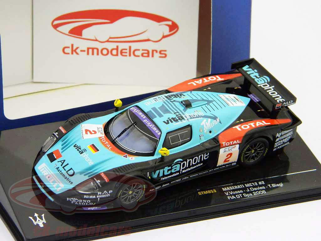 ＃2 VitaphoneマセラティMC12 FIA GTスパ2006サイズモデルIxo