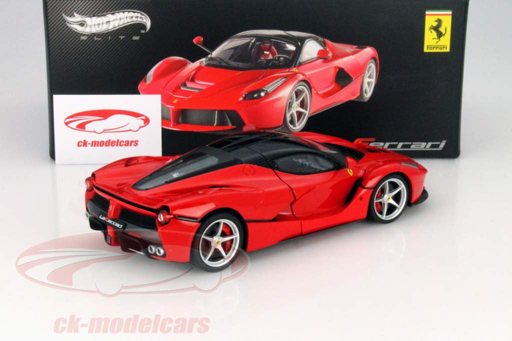 Ferrari LaFerrari Año 2013 rojo 1:18 HotWheels Elite