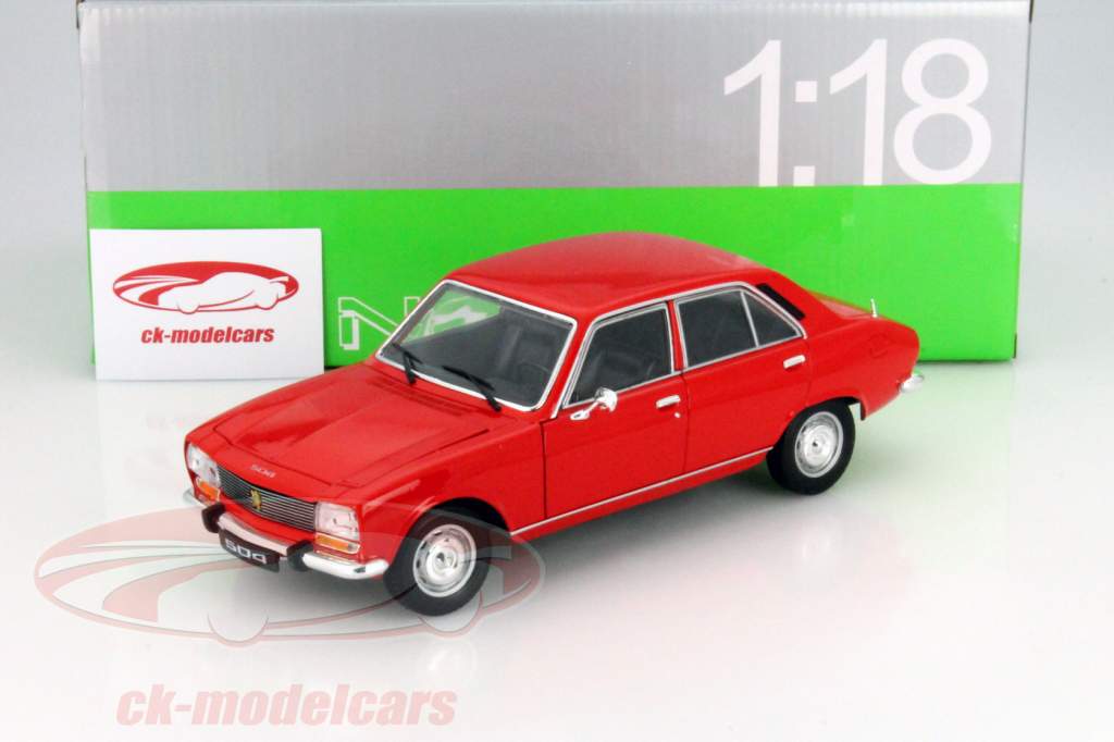 1975 プジョー 504 WELLY 1/18 Welly 1:18 Peugeot 504 年 1975 赤 18001 モデル 車 18001