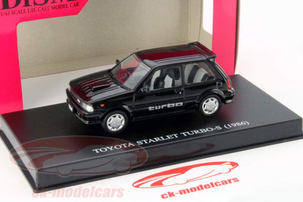 DISM TOYOTA STARLET TURBO 1/43 ミニカー DISM 1/43 Scale Diecast 075210 - 1986 Toyota Starlet Turbo-S
