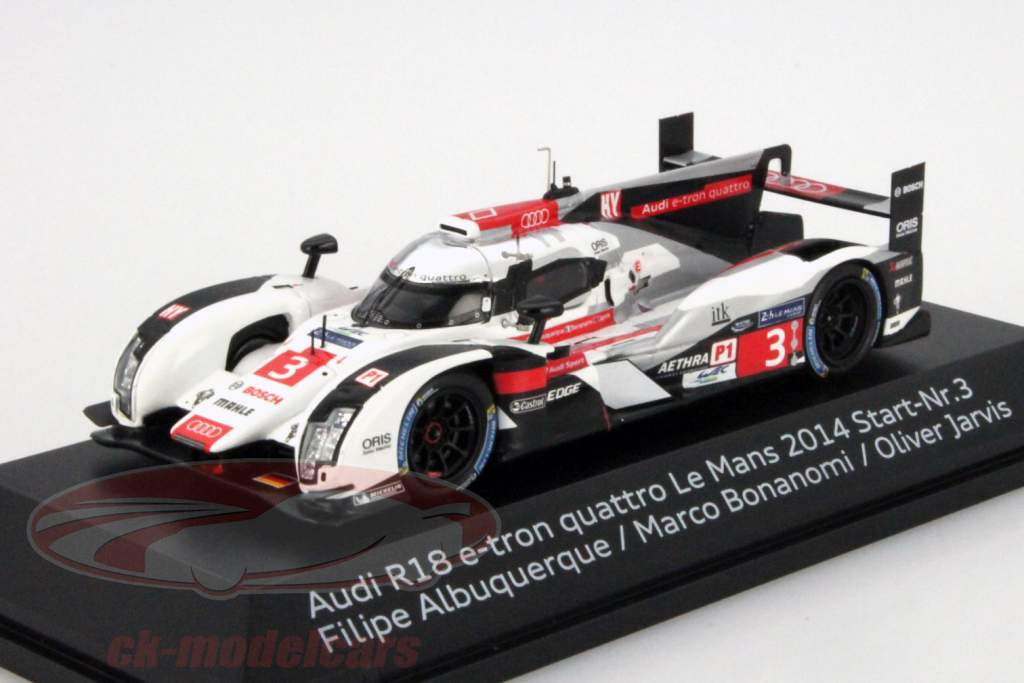 Spark 1:43 Audi R18 e-tron quattro #3 24h LeMans 2014 Audi