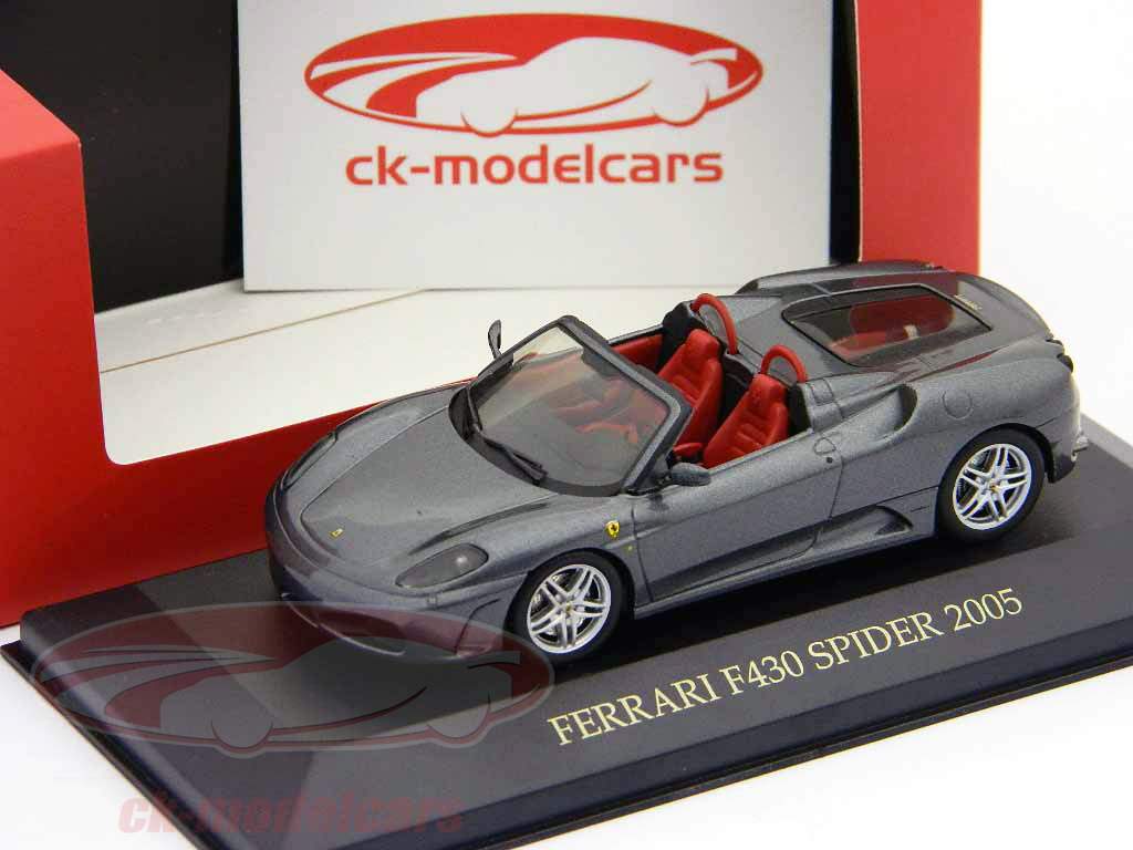 法拉利F430蜘蛛无烟煤建于2005年1:43 IXO