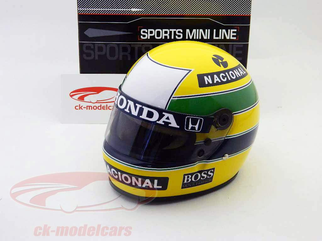 答：塞纳迈凯轮MP 4-4一级方程式头盔1988贝尔1:2