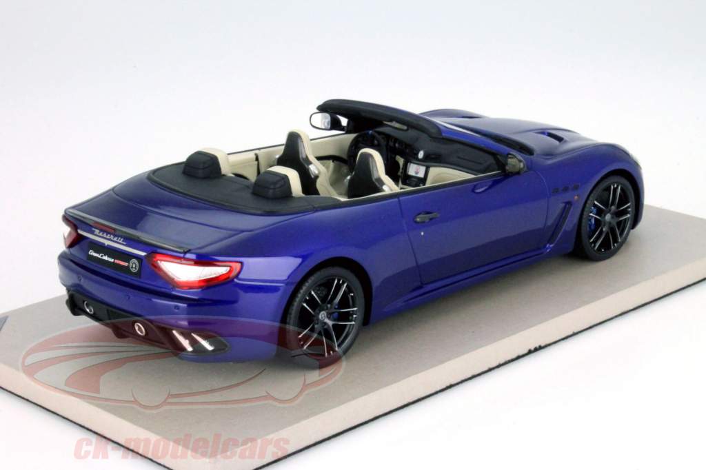Maserati MC Grancabrio mørkeblå 1:18 TopMarques