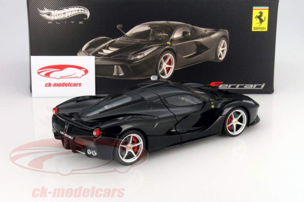 法拉利 LaFerrari 制造年份 2013 黑色 1:18 风火轮 HotWheels Elite