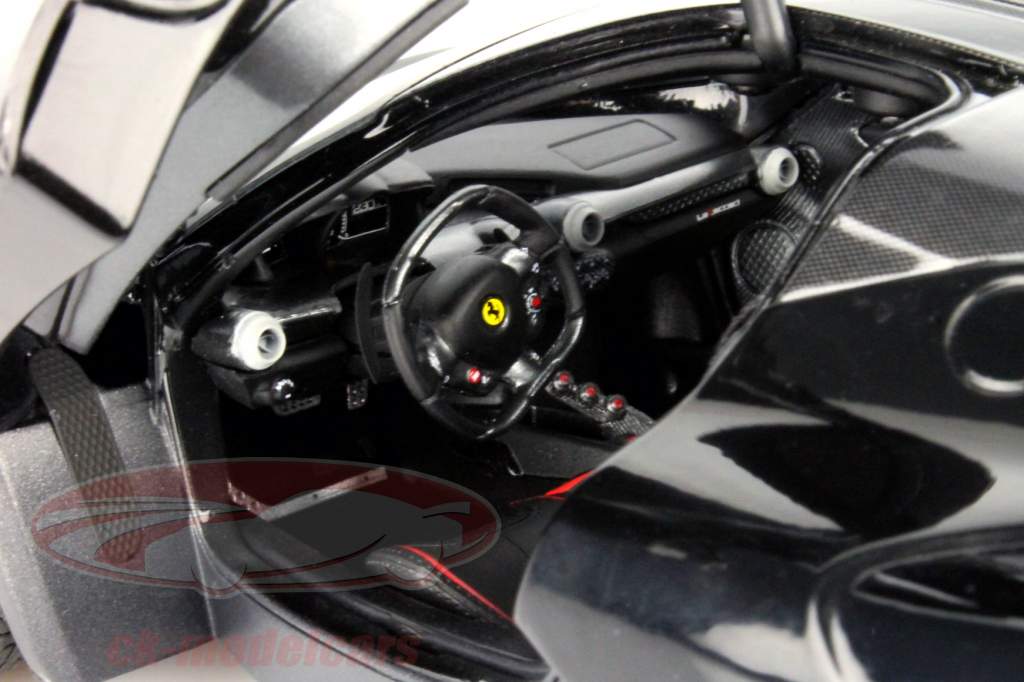 法拉利 LaFerrari 制造年份 2013 黑色 1:18 风火轮 HotWheels Elite