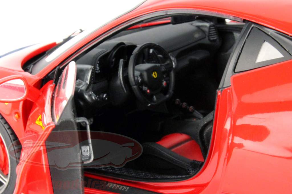 Ferrari 458 Speciale Byggeår 2013 rød 1:18 HotWheels Elite