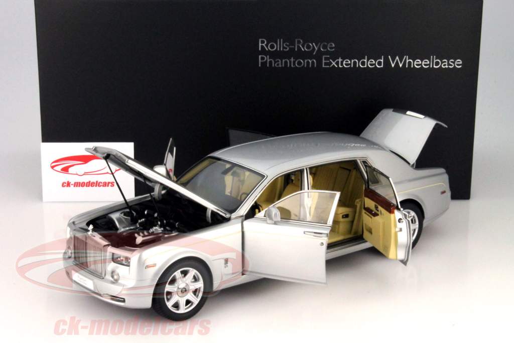 Rolls Royce Phantom EWB année 2012 argent 1:18 Kyosho