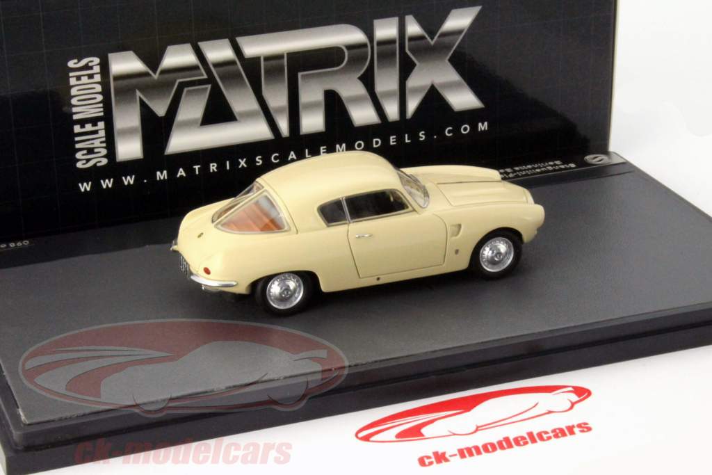 Stanguellini Fiat 1100 Berlinetta Bertone année 1954 beige 1:43 Matrix