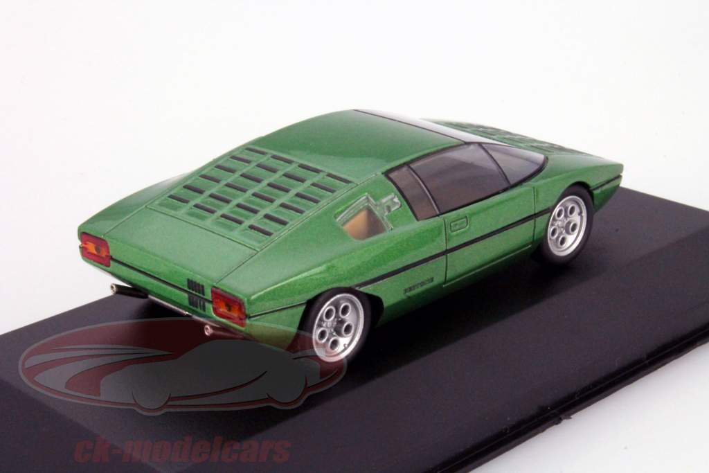 Lamborghini Bravo år 1974 grøn metallic 1:43 WhiteBox