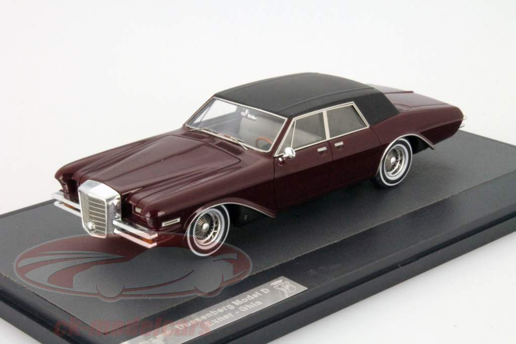 Duesenberg Model D Exner - Ghia year 1966 brown 1:43 Matrix