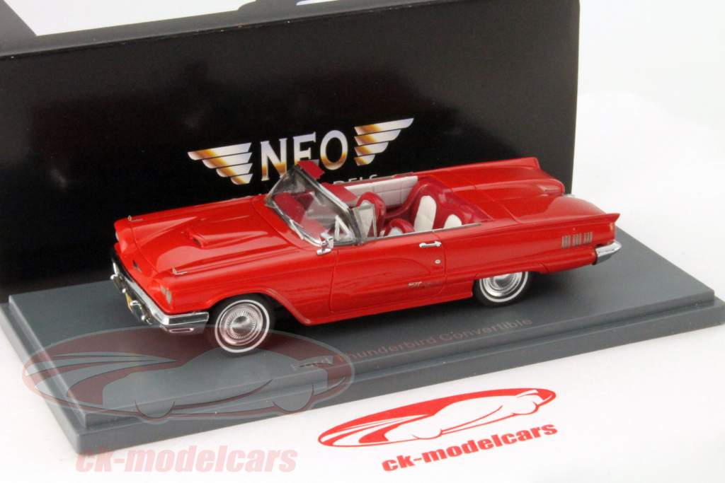 Ford Thunderbird Convertible red 1:43 Neo