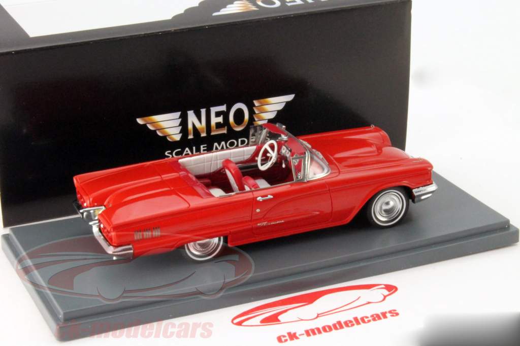 Ford Thunderbird Convertible красный 1:43 Neo