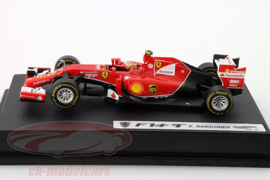 Hot Wheels F1 1/43 K.ライコネン F14-T HotWheels 1:43 Kimi Räikkönen Ferrari F14 T #7 Formula 1