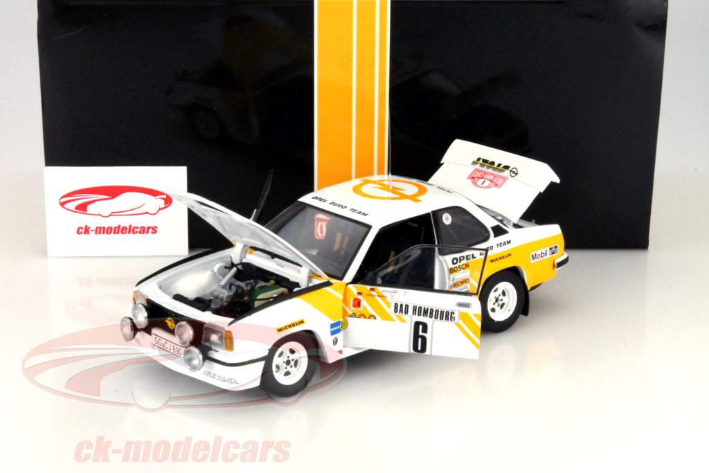 欧宝 Ascona 400 #6 第3 蒙特卡洛拉力赛1981Klein,Wanger 1:18 太阳星SunStar
