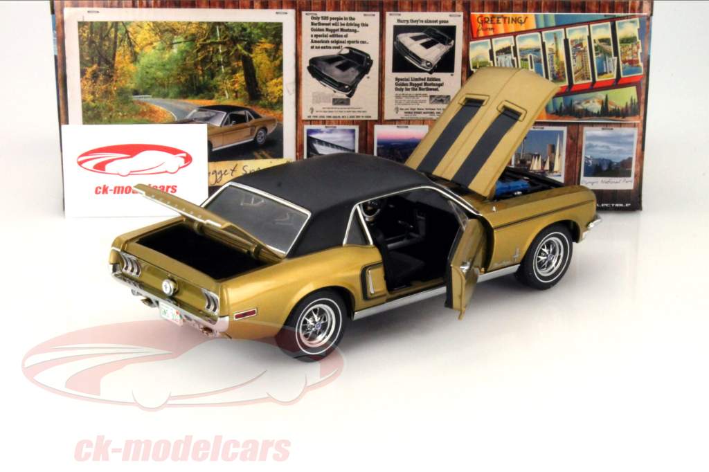 Amazon.com: Greenlight 1968 Ford Mustang GT Fastback