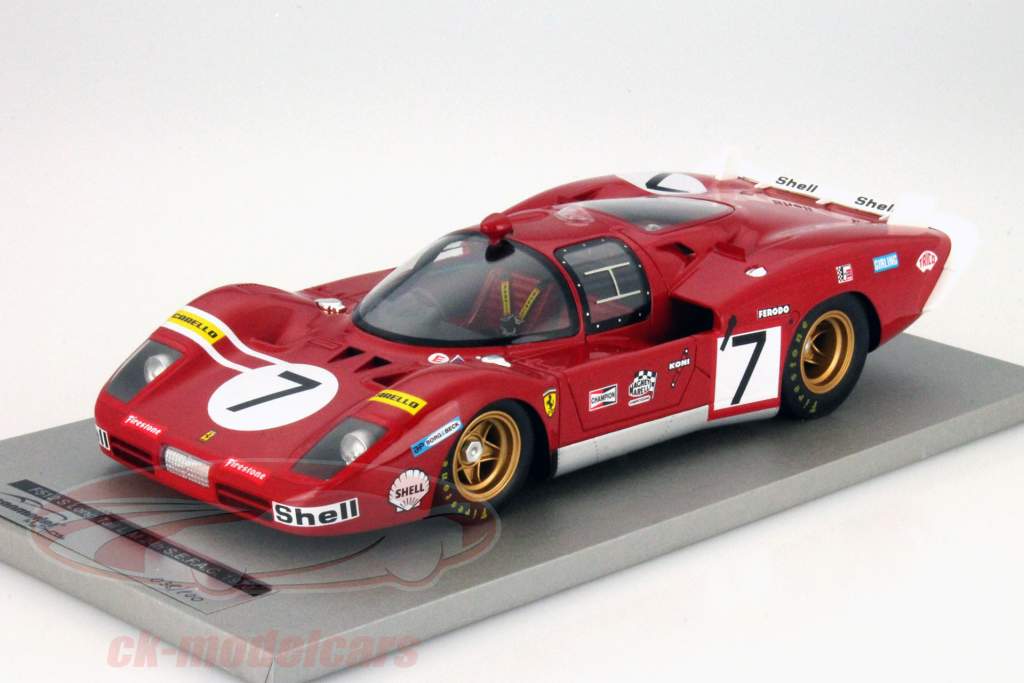 Ferrari 512S Coda Lunga #7 24h LeMans 1970 Bell, Peterson 1:18 Tecnomodels