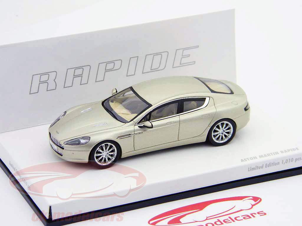 Aston Martin Rapide oro argento 1:43 Minichamps