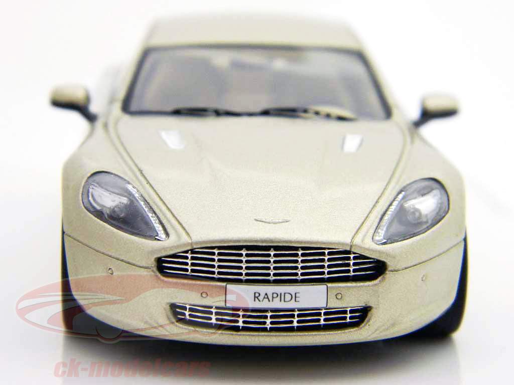 Aston Martin Rapide or argent Minichamps 1:43