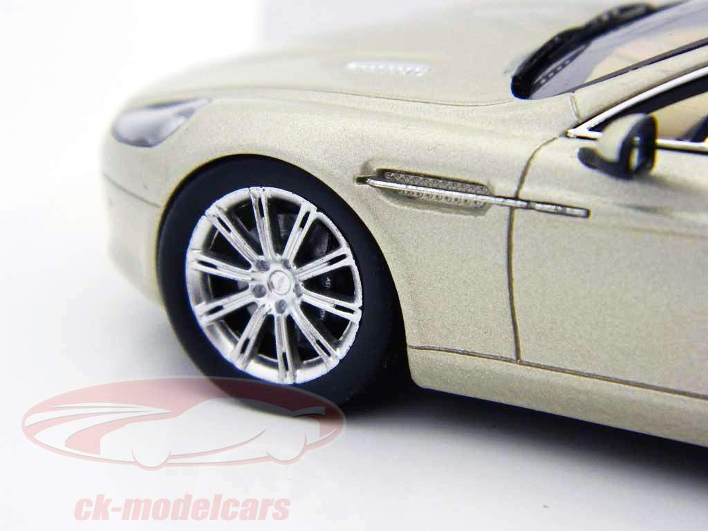 Aston Martin Rapide or argent Minichamps 1:43