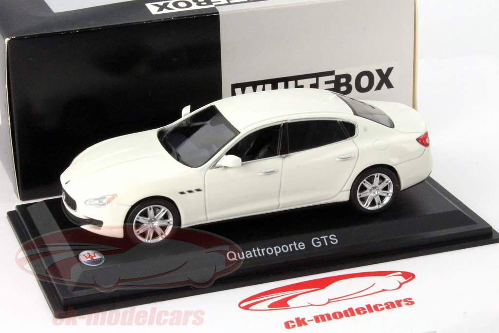 Maserati Quattroporte GTS blanc 1:43 WhiteBox