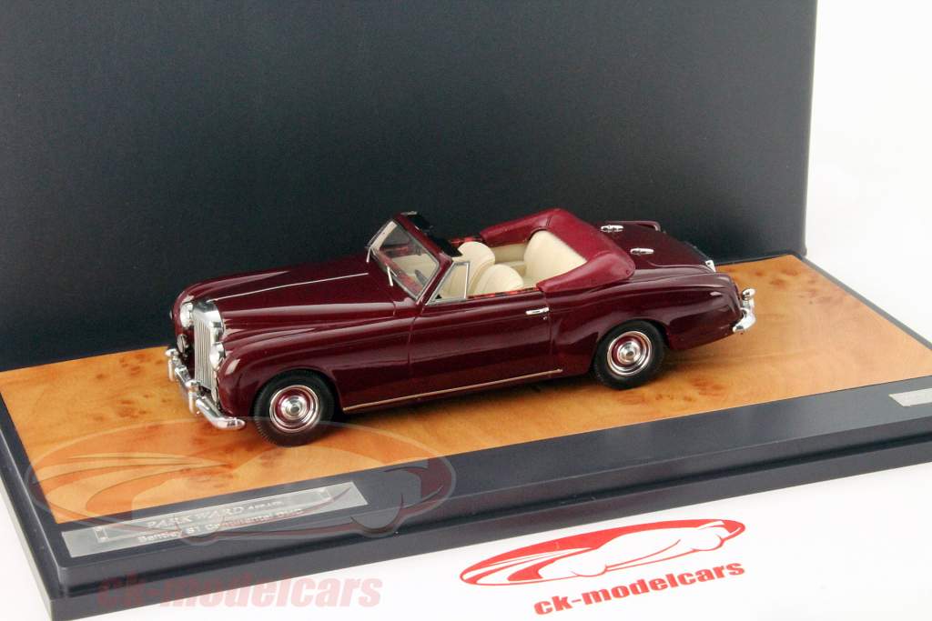 Bentley S1 Continental DHC donker rood 1:43 Matrix