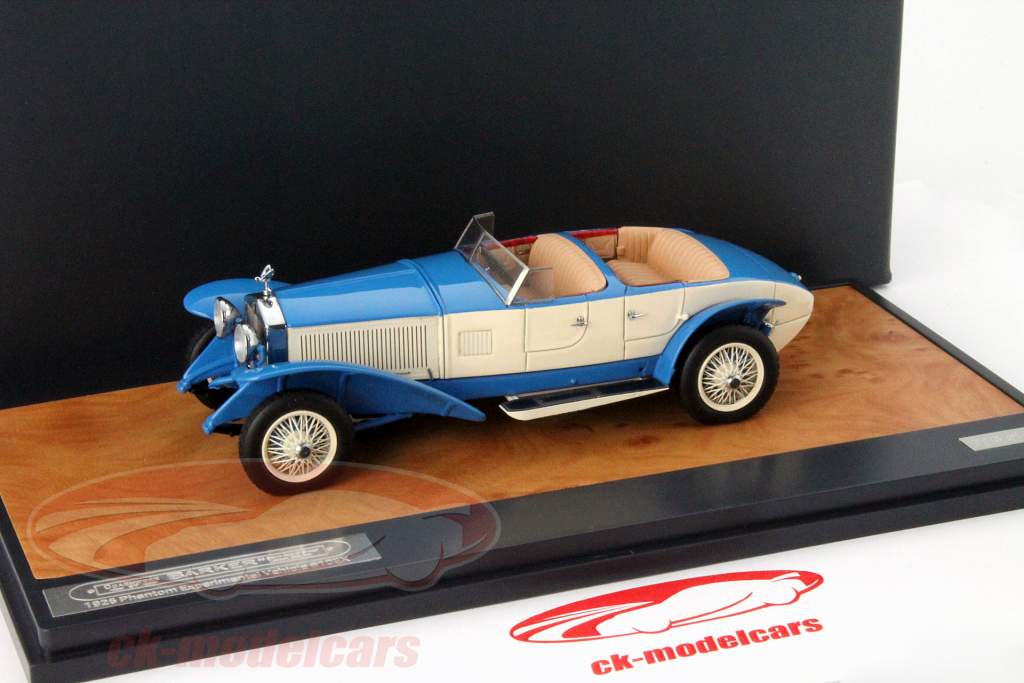 Rolls Royce Phantom Experimental Автомобиль #10EX Год 1926 синий 1:43 Matrix