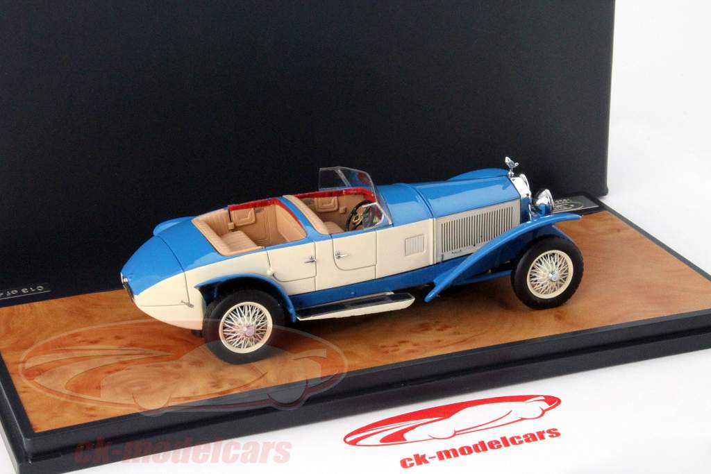 Rolls Royce Phantom Experimental Автомобиль #10EX Год 1926 синий 1:43 Matrix