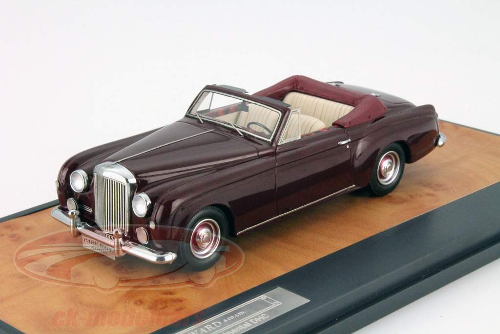Bentley S1 Continental DHC donker rood 1:43 Matrix