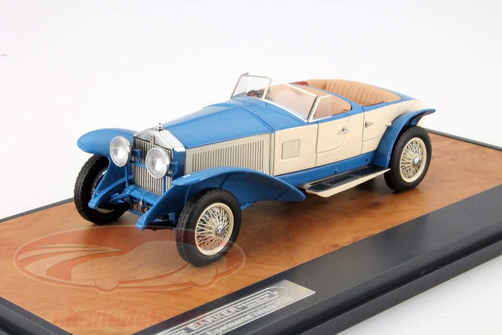 Rolls Royce Phantom Experimental Автомобиль #10EX Год 1926 синий 1:43 Matrix