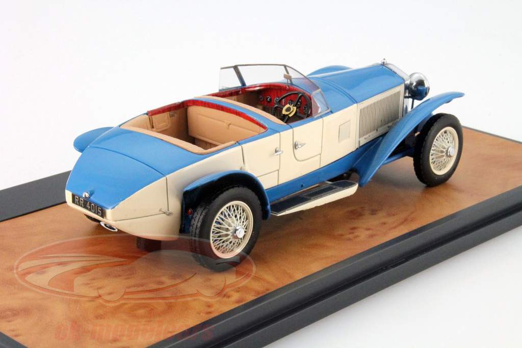 Rolls Royce Phantom Experimental Автомобиль #10EX Год 1926 синий 1:43 Matrix
