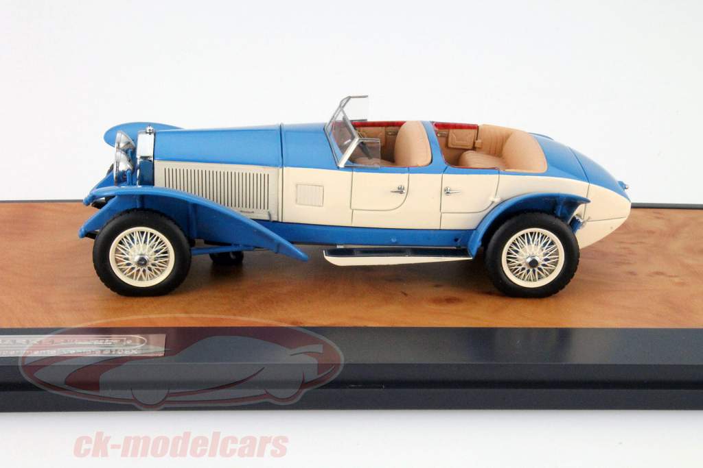 Rolls Royce Phantom Experimental Автомобиль #10EX Год 1926 синий 1:43 Matrix