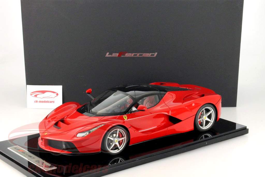 Ferrari LaFerrari Année 2013 rouge / carbone 1:12 BBR