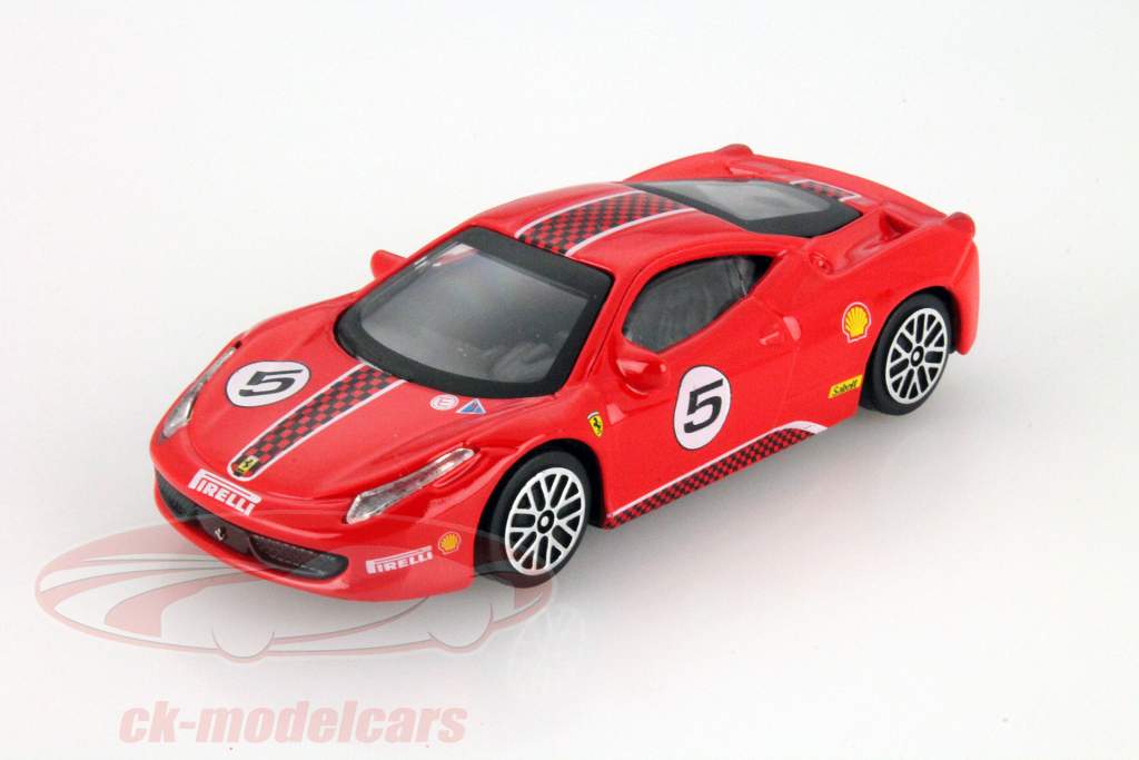 Ferrari 458 Challenge #5 rosso 1:43 Bburago