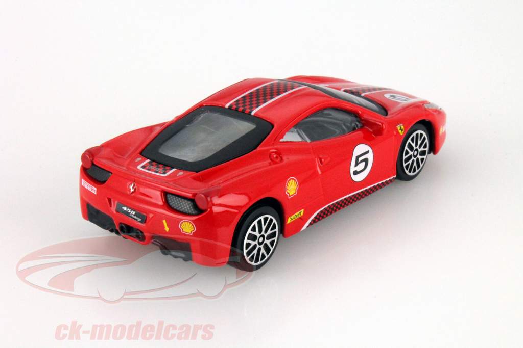 Ferrari 458 Challenge #5 rosso 1:43 Bburago