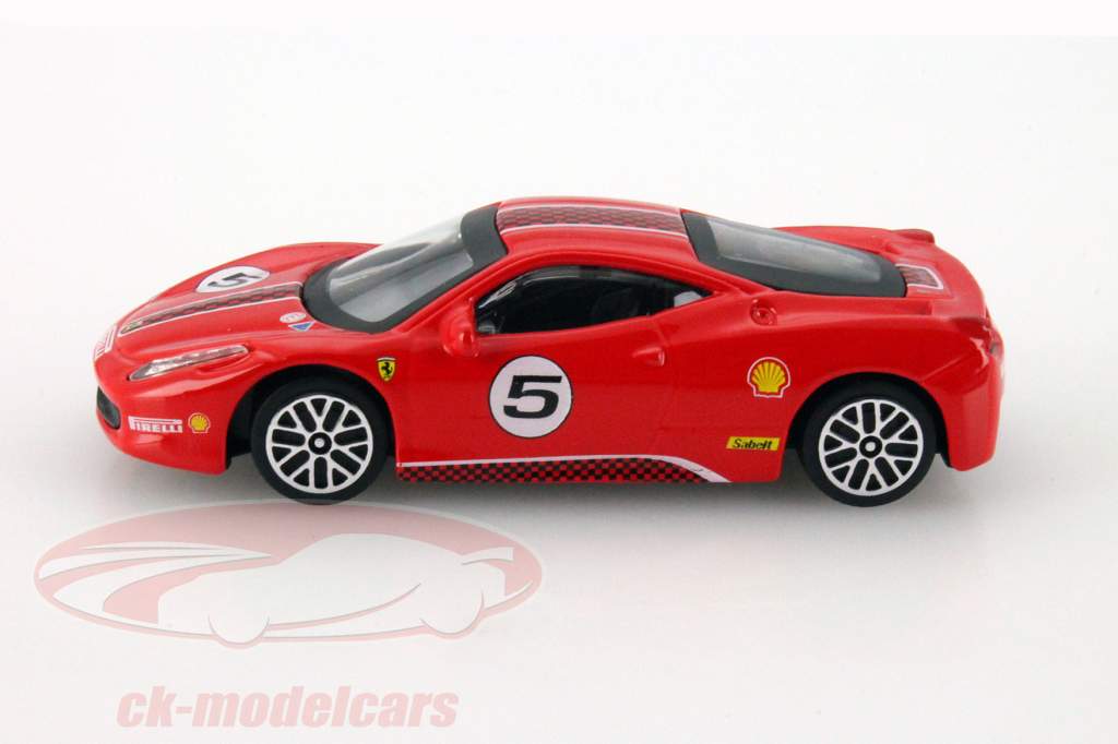 Ferrari 458 Challenge #5 rosso 1:43 Bburago