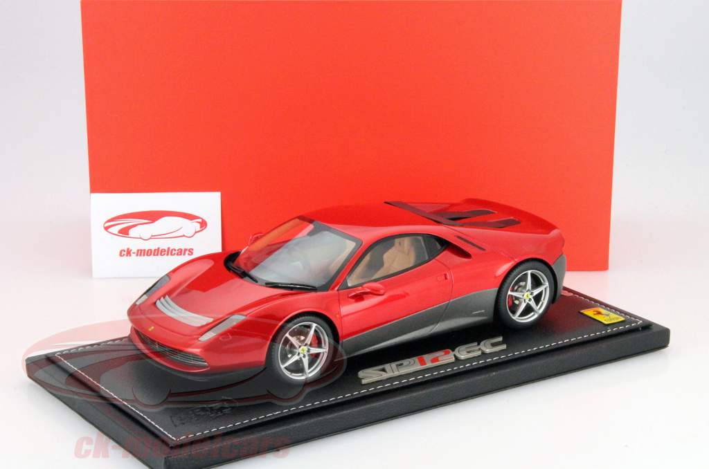 Ferrari SP12 EC 年 2012 红 1:18 BBR