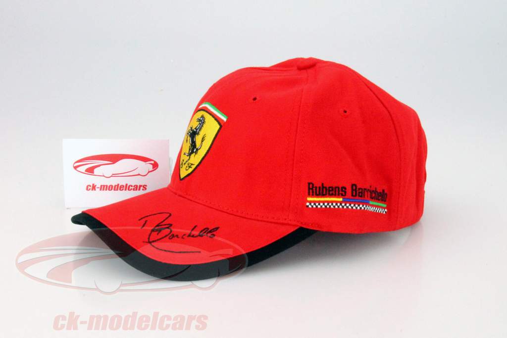 Rubens Barrichello Ferrari Fórmula 1 Cap rojo