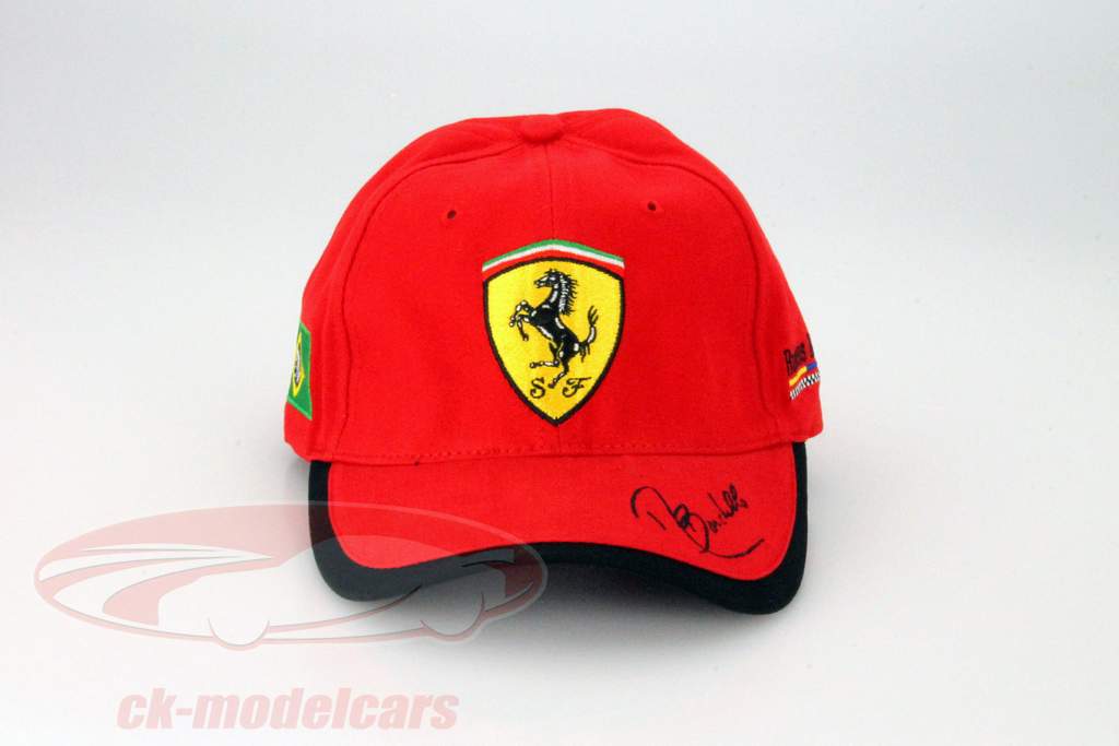 Rubens Barrichello Ferrari Formule 1 Cap rouge