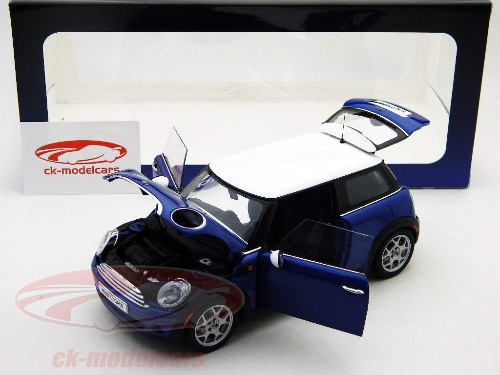 Mini Cooper blue / blue metallic Bj. 2006 1:18 AutoArt