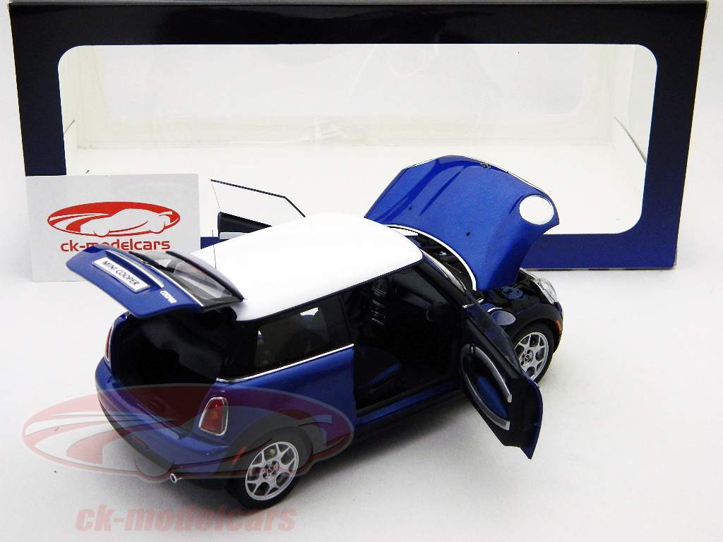 MINI COOPER蓝/蓝金属BJ，2006 1:18 AUTOA​​RT