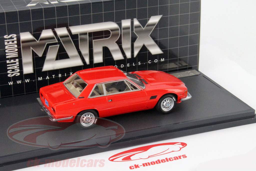 De Tomaso Longchamp Series One Año 1971 rojo 1:43 Matrix