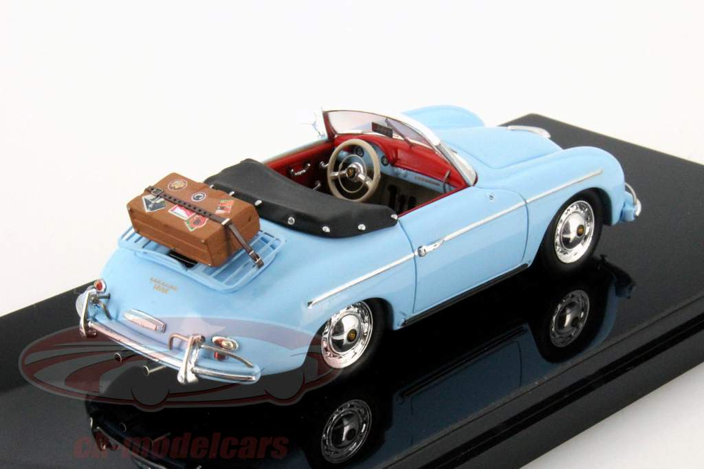 Porsche 356 Speedster год 1957 светло-голубой 1:43 TrueScale