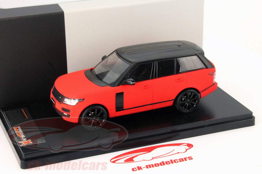 Range Rover Год 2013 коврик красный / черный 1:43 Premium X