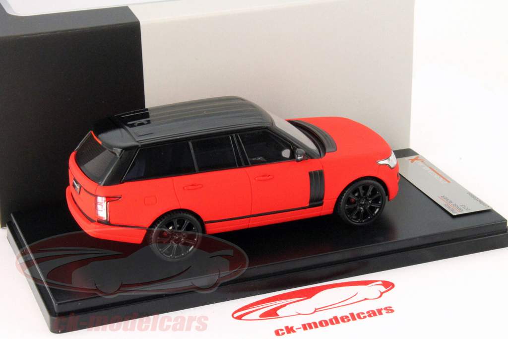 Range Rover Год 2013 коврик красный / черный 1:43 Premium X