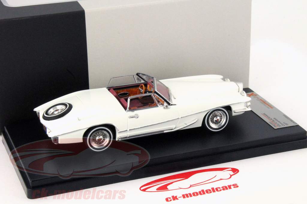 Stutz Blackhawk Convertible Year 1971 white 1:43 Premium X