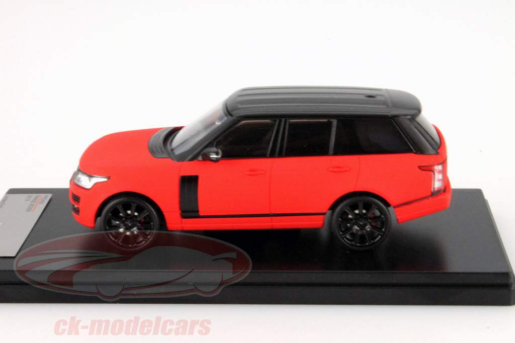 Range Rover Год 2013 коврик красный / черный 1:43 Premium X